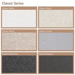 Kincmo 100% Blackout Roller Fabric Swatches