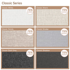 Kincmo Light Filtering Roller Fabric Swatches