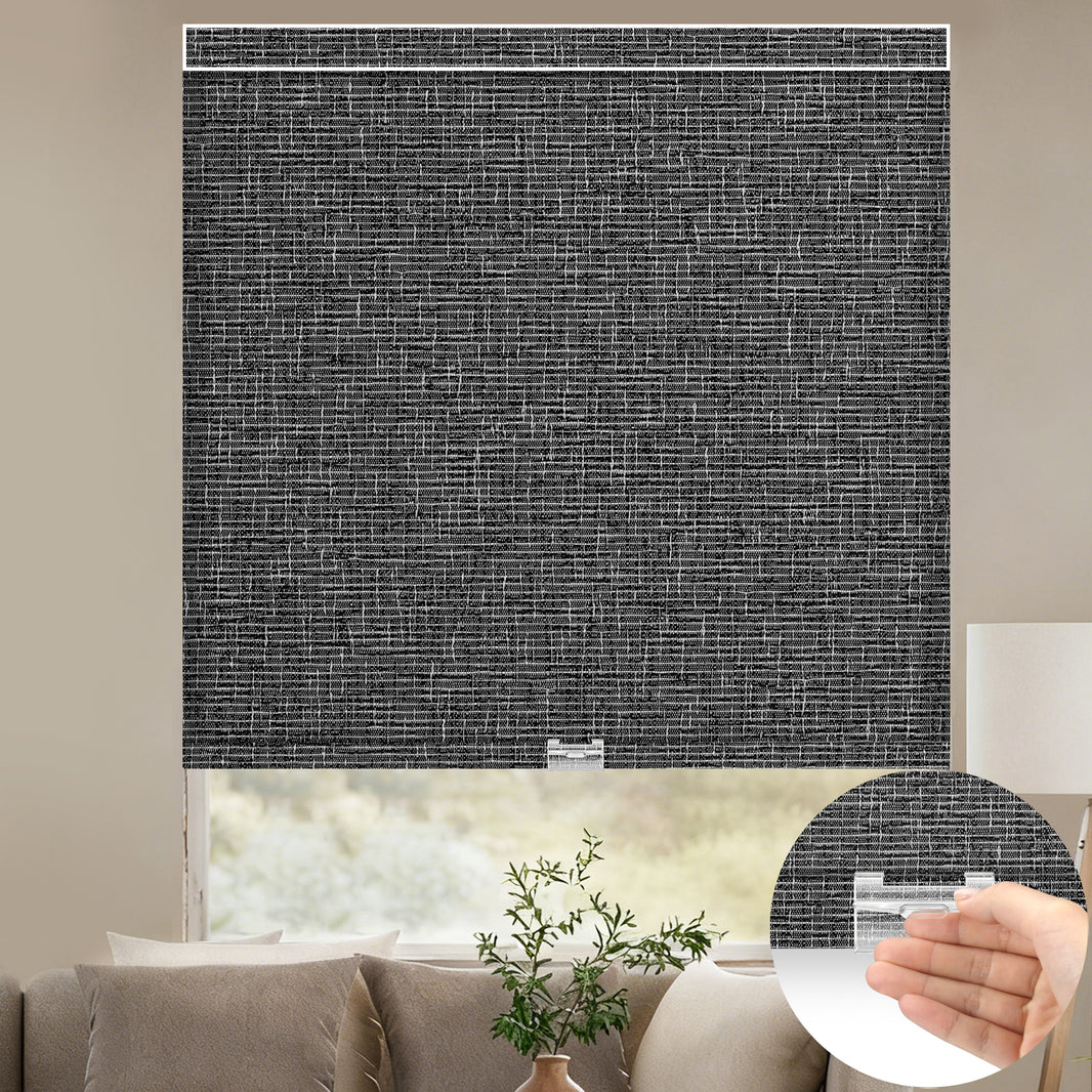 Kincmo Cordless Light Filtering Roller Shades 75% Blackout - Classic