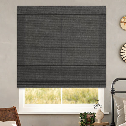 Kincmo Motorized Light Filtering Roman Shades 75%/85% Blackout - Classic