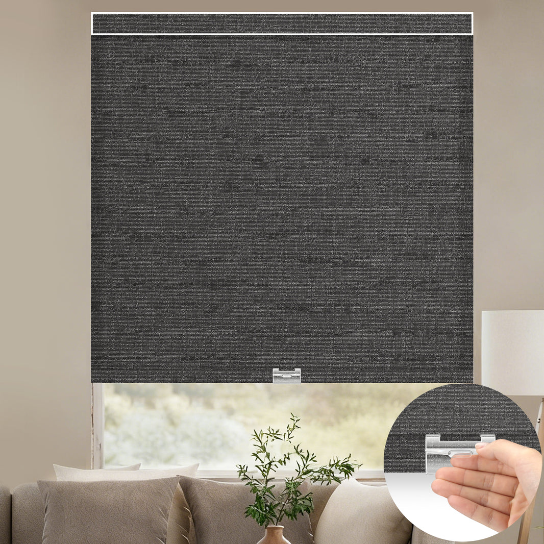 Kincmo Cordless Light Filtering Roller Shades 75% Blackout - Classic