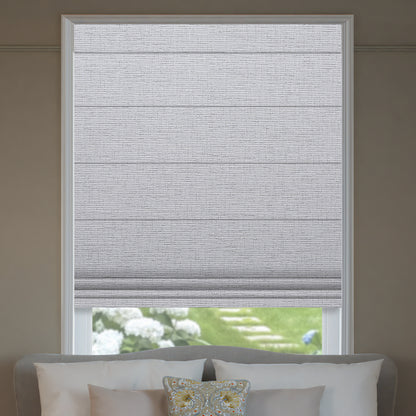 Kincmo Motorized Roman Shades 100% Blackout - Classic