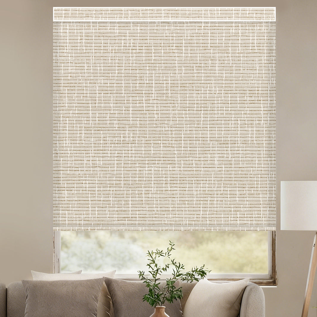Kincmo Motorized Light Filtering Roller Shades 75% Blackout - Classic