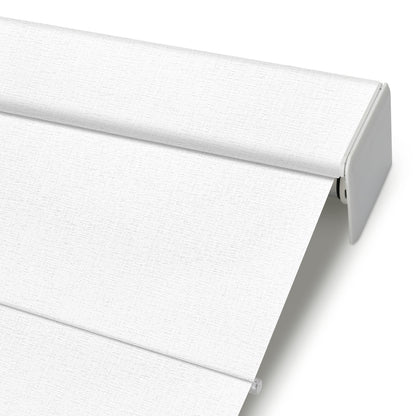 Kincmo Motorized Light Filtering Roman Shades 75%/85% Blackout - Classic