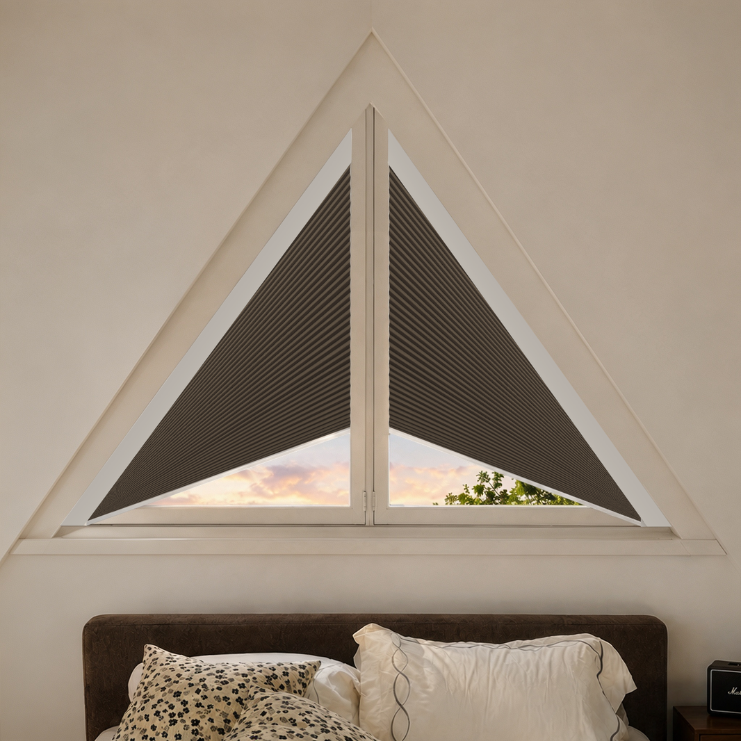Kincmo Motorized Triangle Cellular Shades
