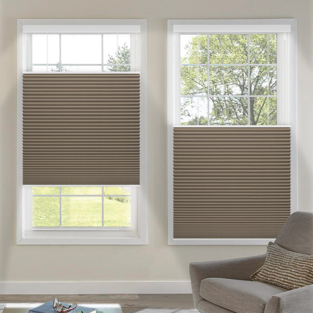 Kincmo Motorized 100% Blackout Top Down Bottom Up Cellular Shades