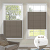 Kincmo No Drill Top Down Bottom Up Cellular Shades, Motorized Light Filtering