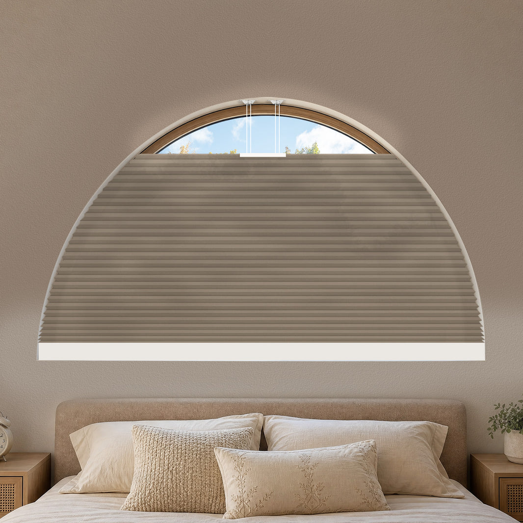 Kincmo Motorized Arched Cellular Shades