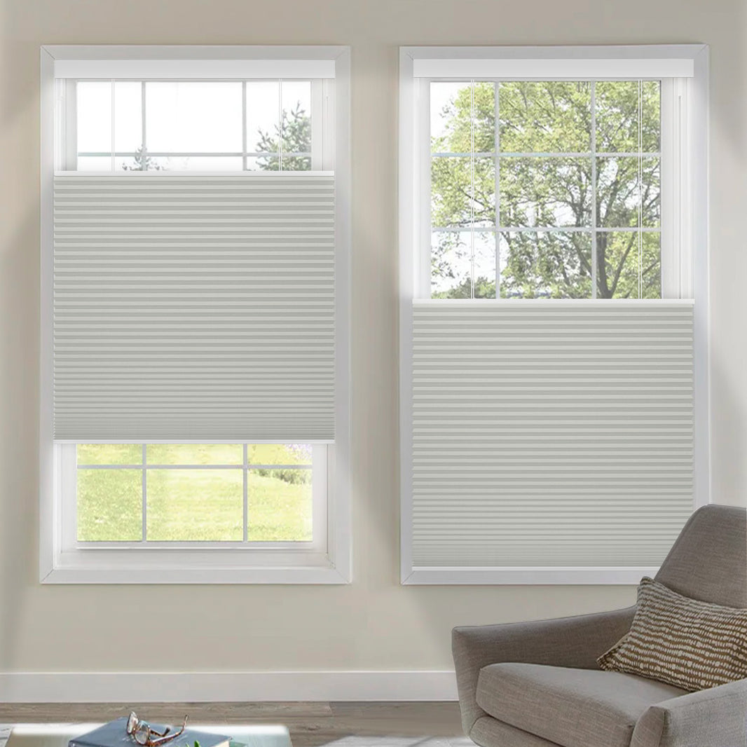 Kincmo Motorized 100% Blackout Top Down Bottom Up Cellular Shades
