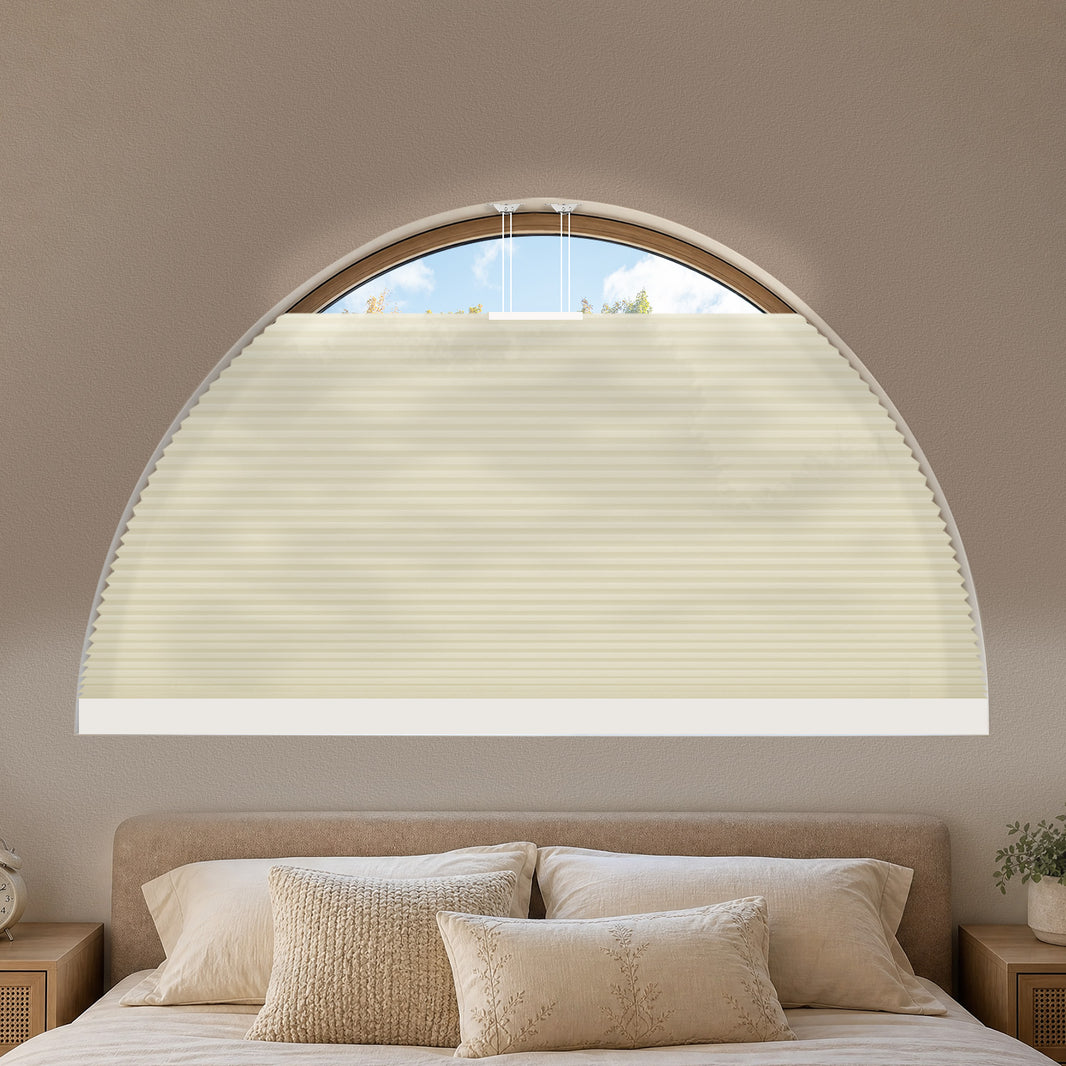 Kincmo Motorized Arched Cellular Shades