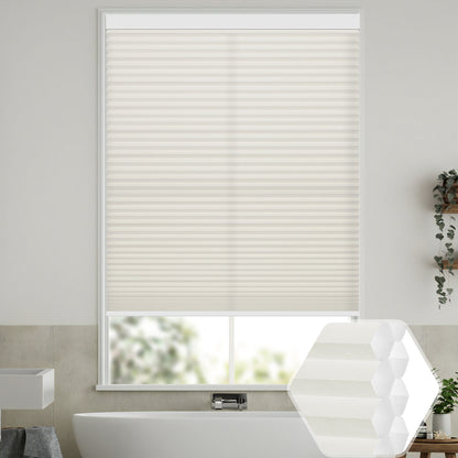 Kincmo Noise-Reducing, Light Filtering Motorized Cellular Shades | Double-Cell