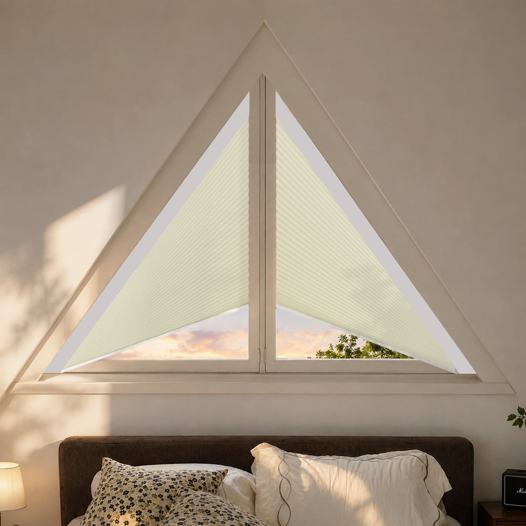 Kincmo Motorized Triangle Cellular Shades