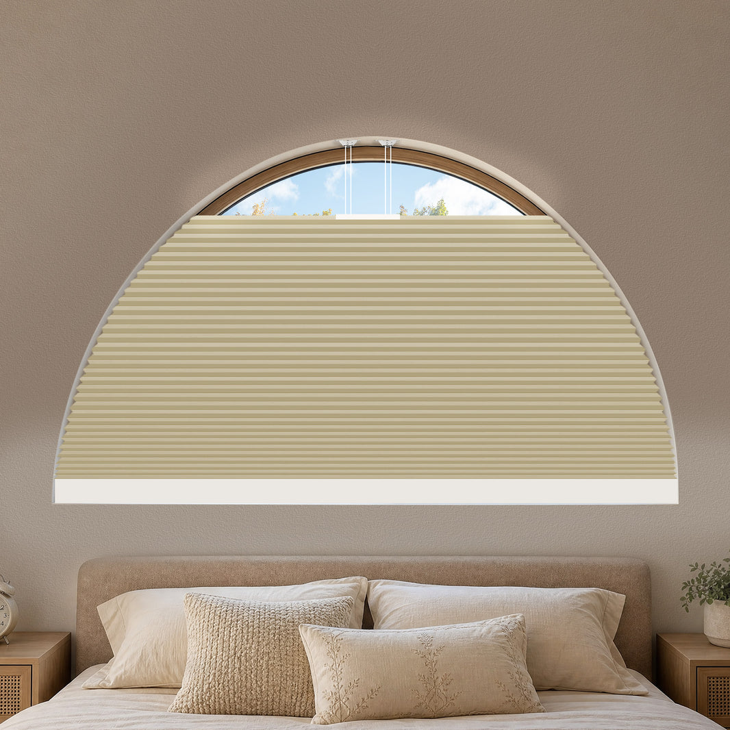 Kincmo Motorized Arched Cellular Shades