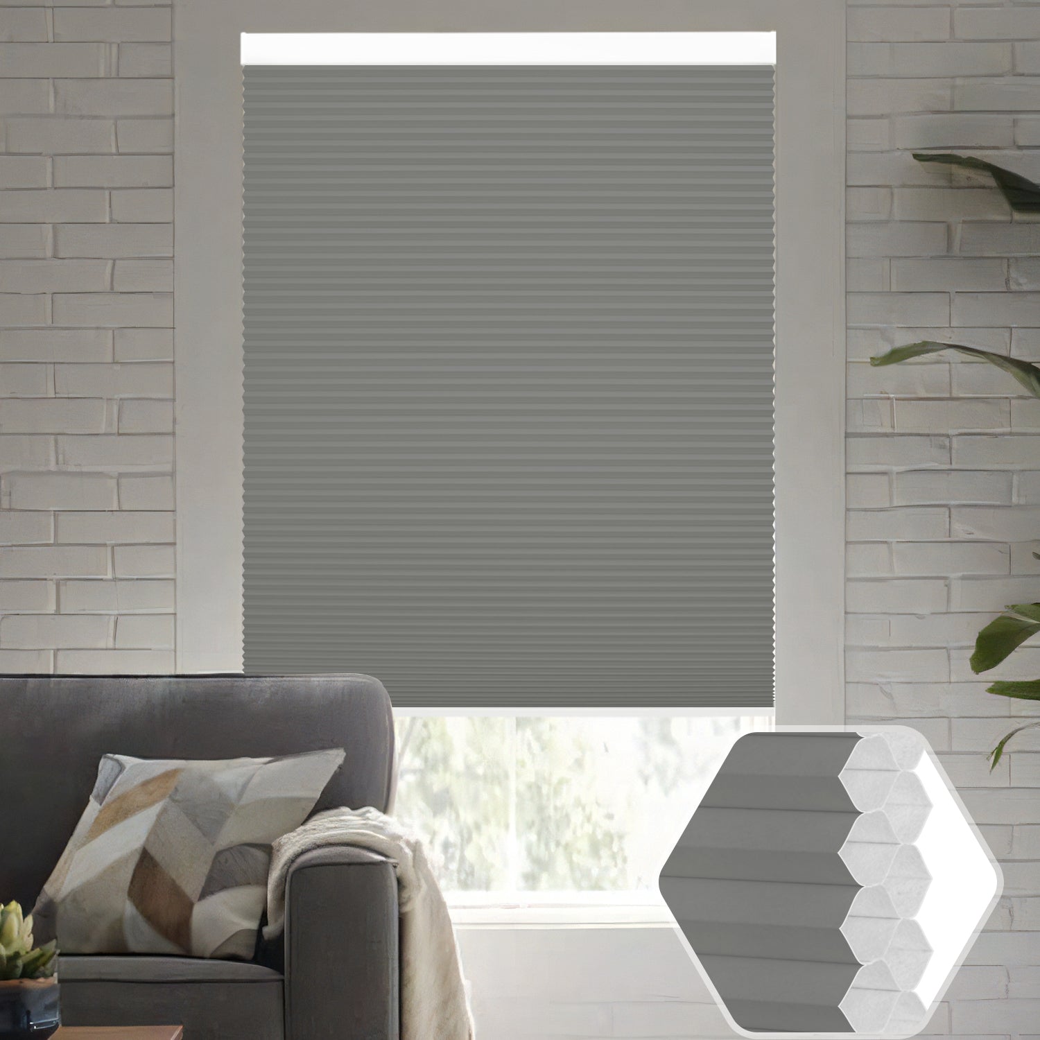 double cell cordless blinds