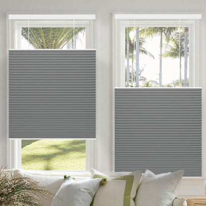 Kincmo Motorized 100% Blackout Top Down Bottom Up Cellular Shades | Double Cell