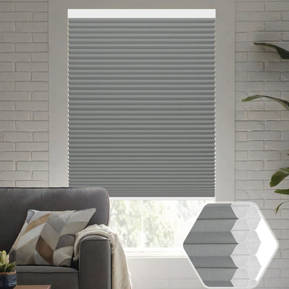 Kincmo Energy-Saving, 100% Blackout Motorized Cellular Shades | Double-Cell