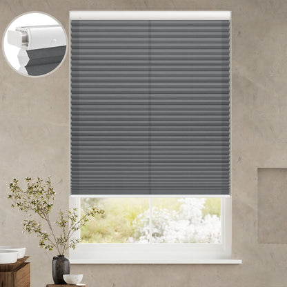 Kincmo No Drill Cellular Shades, Motorized Light Filtering