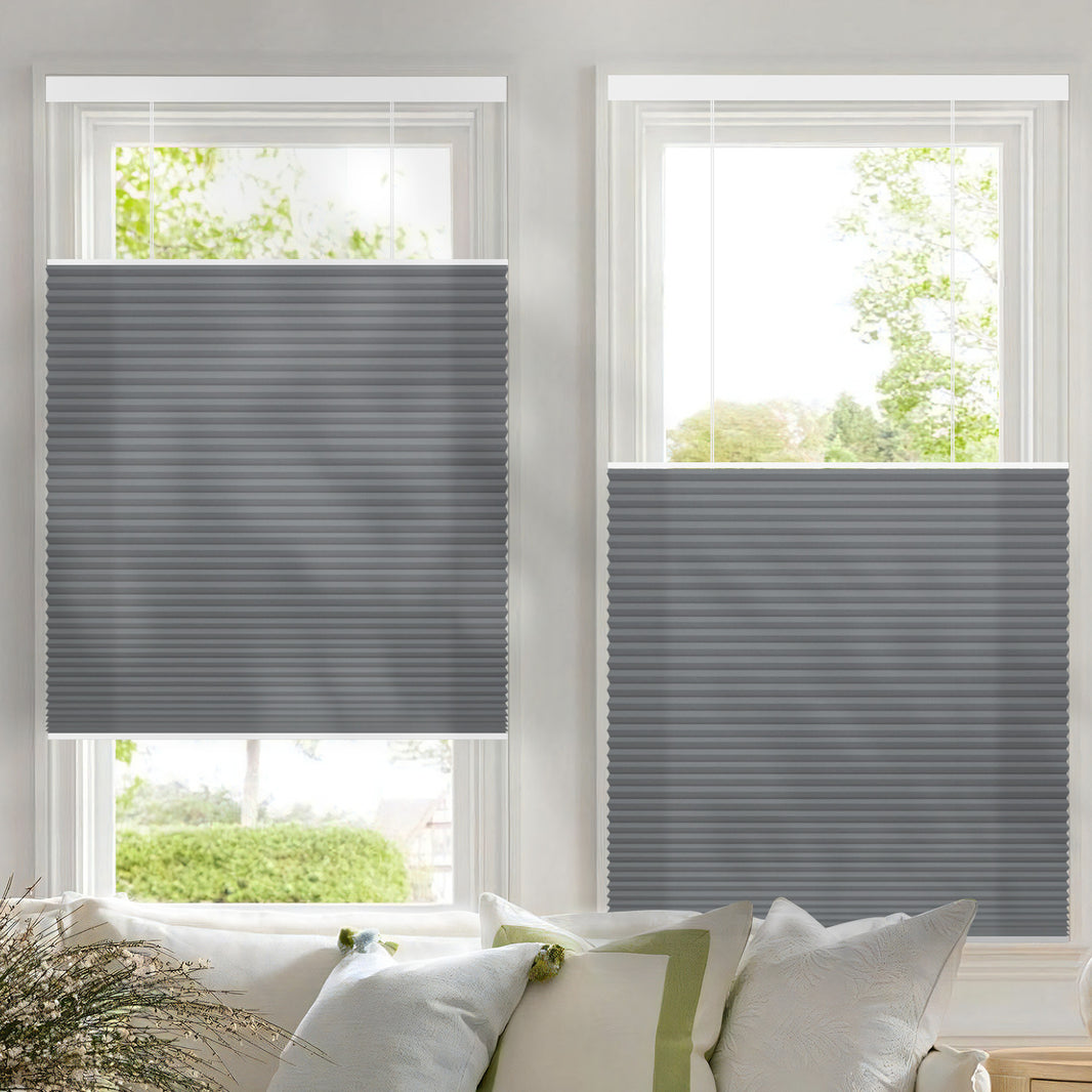Kincmo Motorized Light Filtering Top Down Bottom Up Cellular Shades | Double Cell