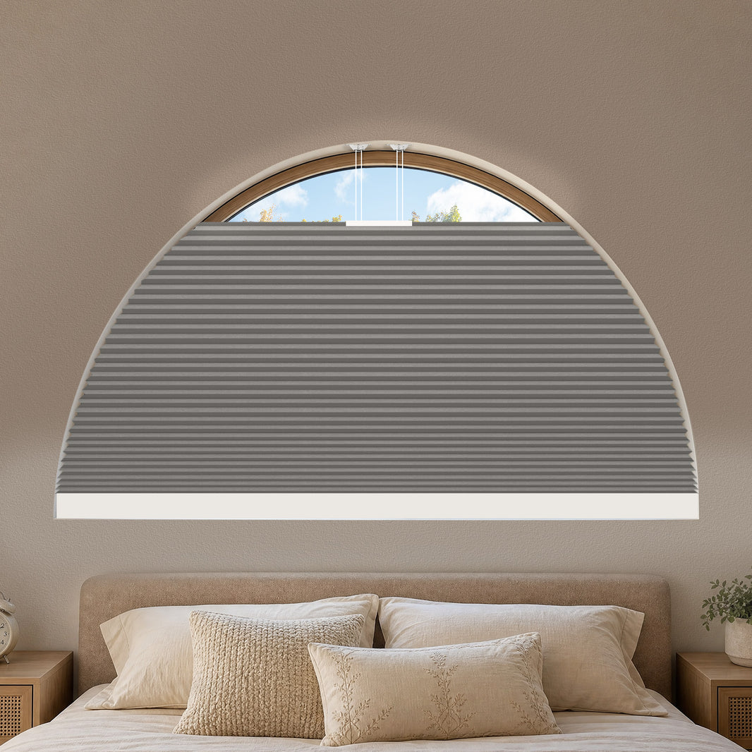 Kincmo Motorized Arched Cellular Shades