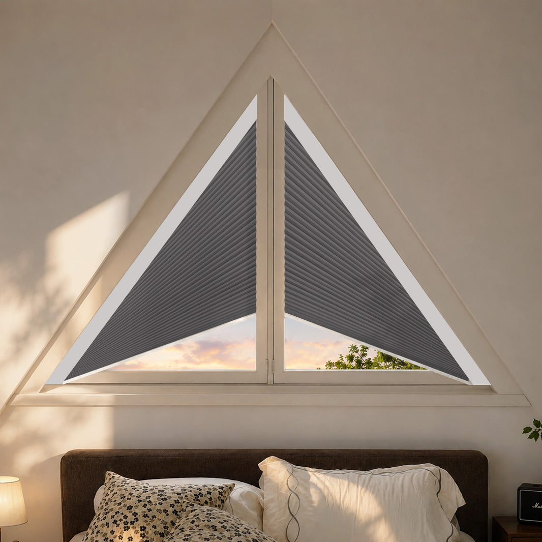 Kincmo Motorized Triangle Cellular Shades