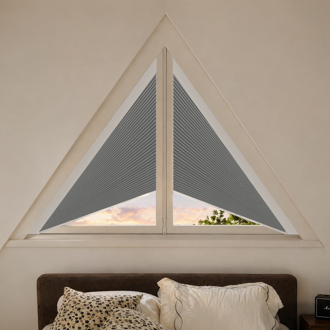 Kincmo Motorized Triangle Cellular Shades
