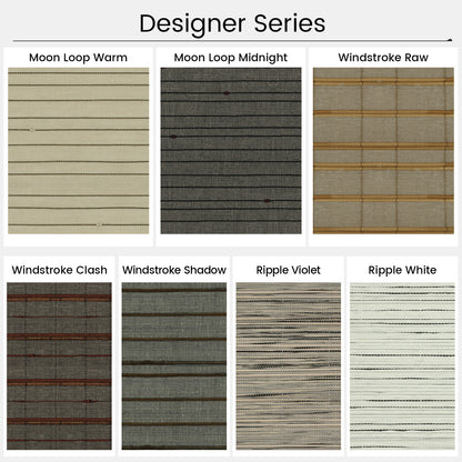 Kincmo Woven Wood Shade Fabric Swatches - Designer