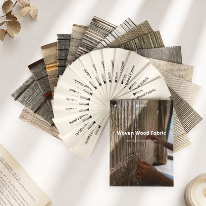 Kincmo Woven Wood Shade Fabric Swatches - Designer