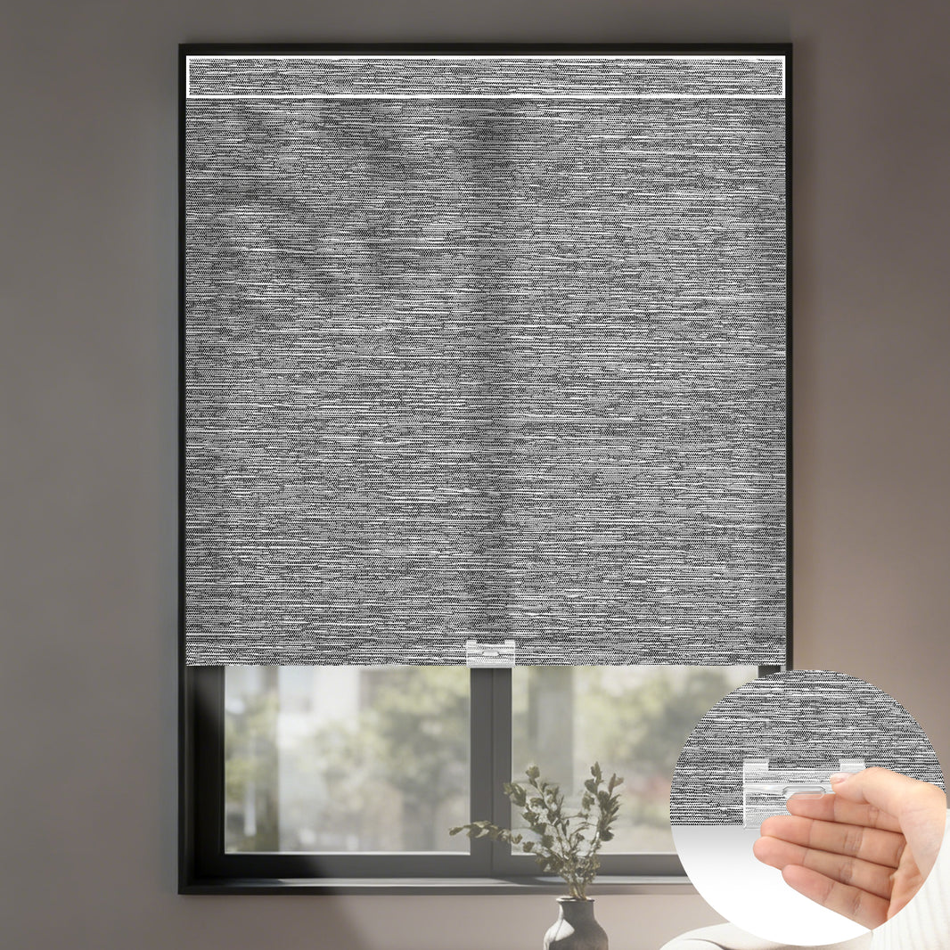 Kincmo Cordless Light Filtering Roller Shades 75% Blackout - Dreamy