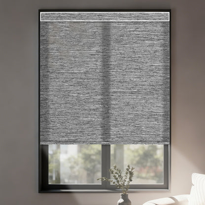 dark light filtering motorized roller shades