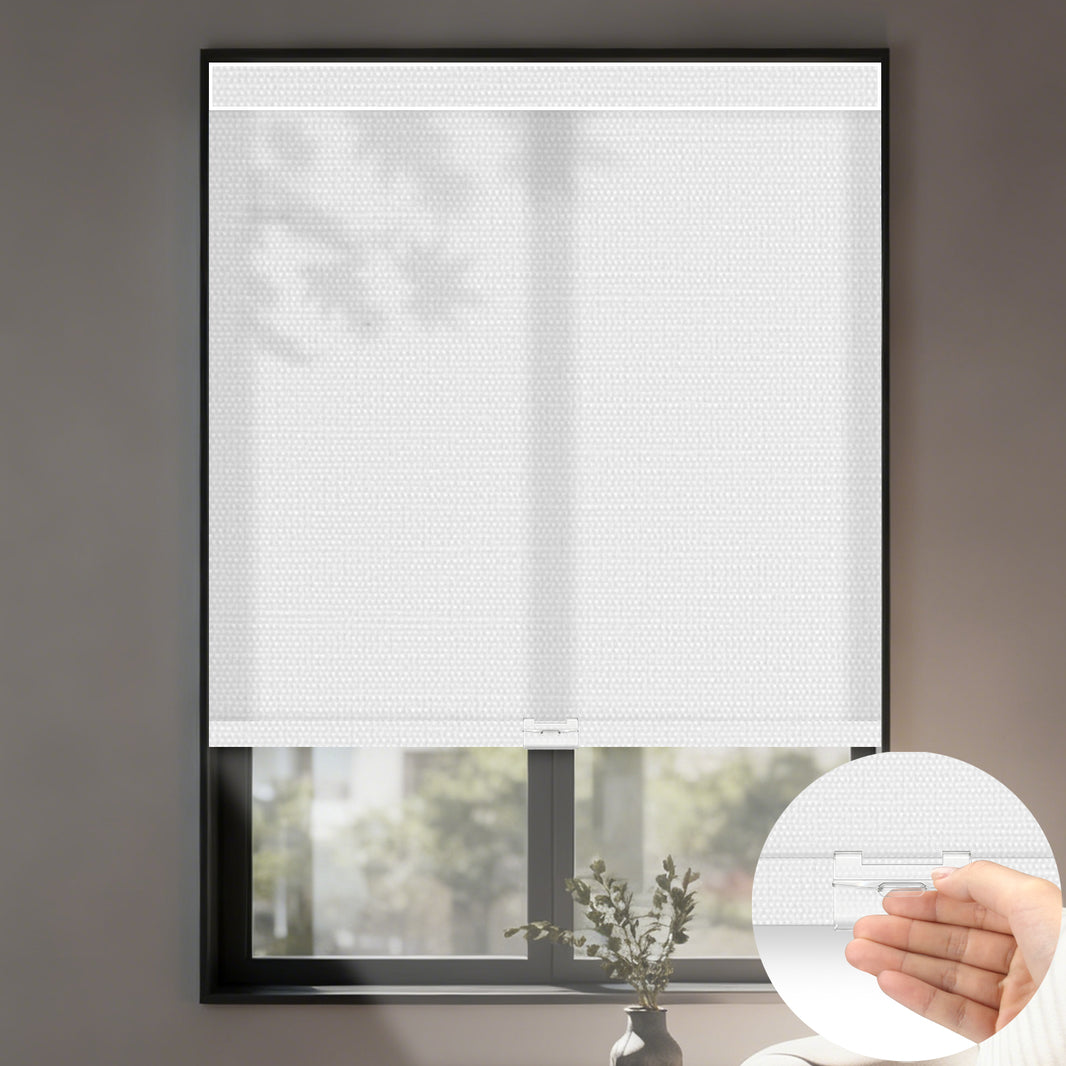 Kincmo Cordless Light Filtering Roller Shades 75% Blackout - Dreamy