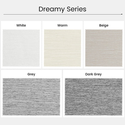 Kincmo 100% Blackout & Light Filtering Roller Fabric Swatches