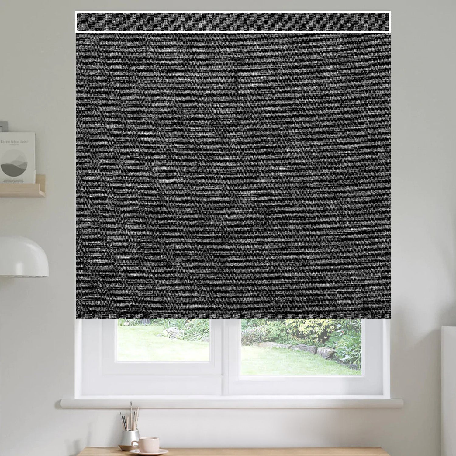 Dual-Sided Motorized 100% Blackout Roller Shades | Kincmo