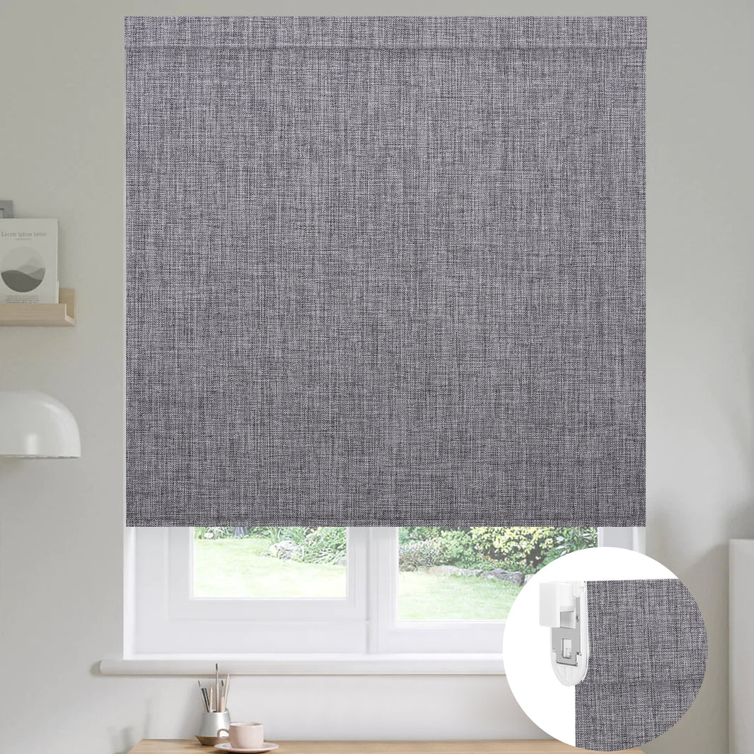 dark grey dual sided no drill shades