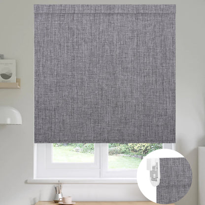 dark grey dual sided no drill shades