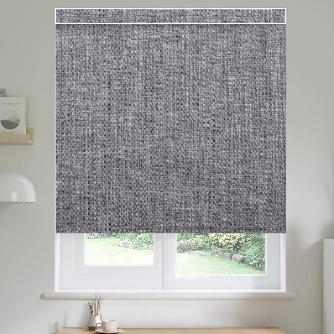 Kincmo Motorized Roller Shades 100% Blackout - Dual Sided