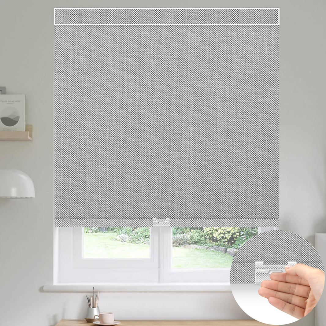 Kincmo Cordless 100% Blackout Roller Shades - Dual Sided