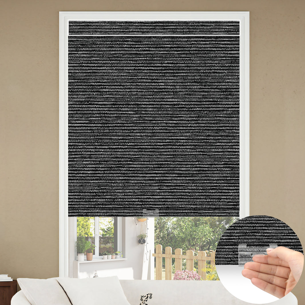 Kincmo Cordless 100% Blackout Roller Shades - Eclipse