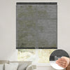 Kincmo Cordless Light Filtering Roller Shades 50% Blackout - Eclipse