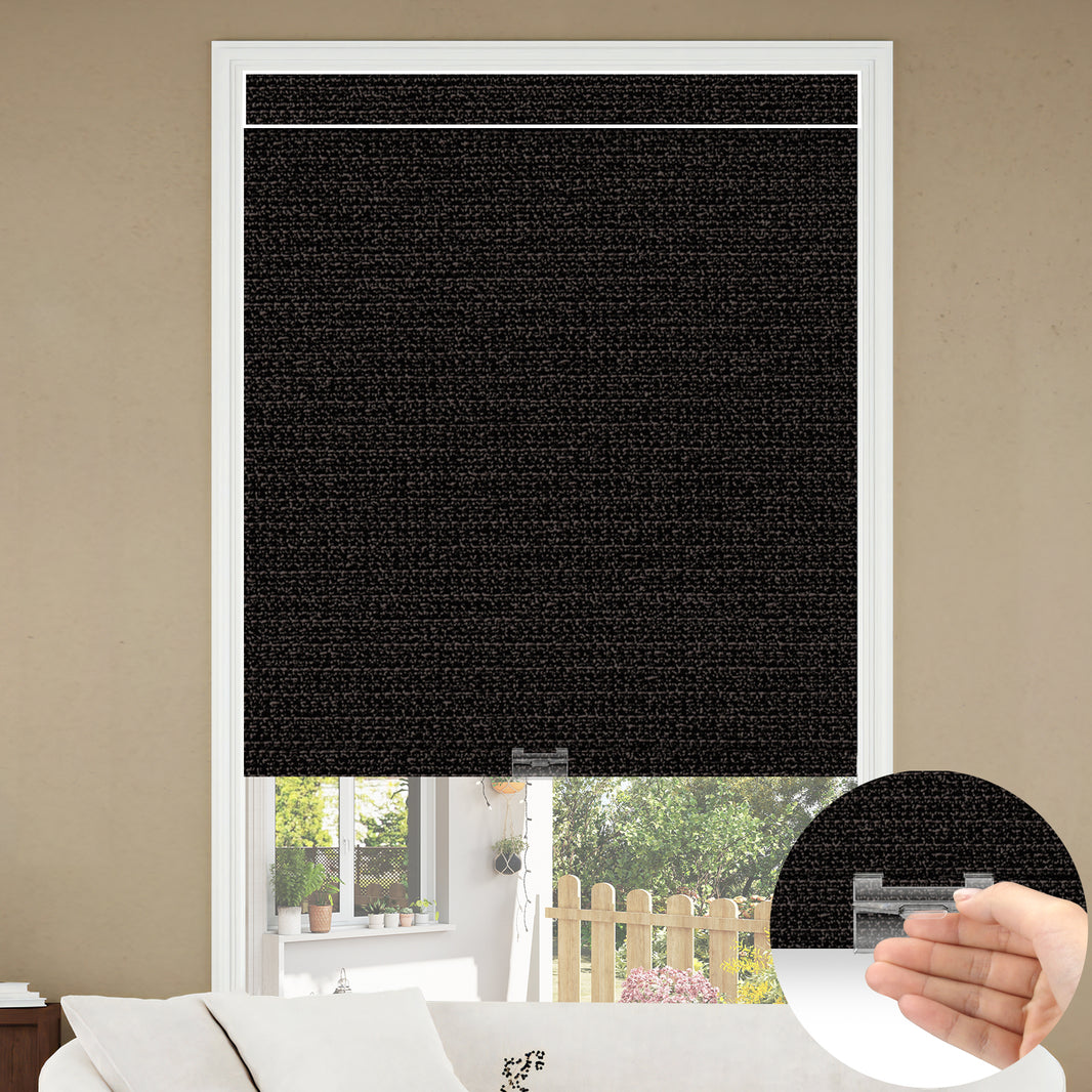 Kincmo Cordless 100% Blackout Roller Shades - Eclipse