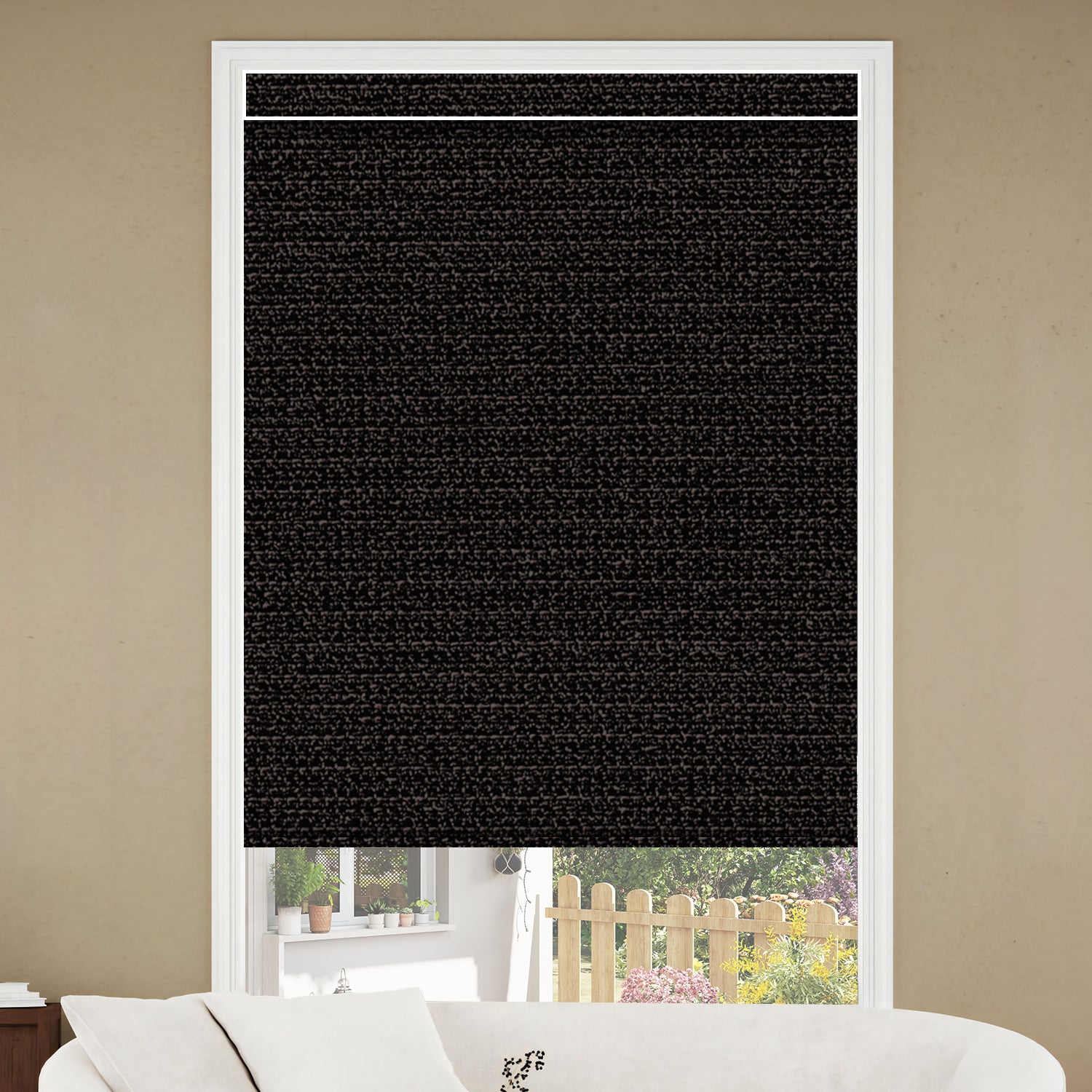 black roller shades 100% blackout