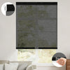 Kincmo No Drill Cordless Light Filtering Roller Shades 50% Blackout - Eclipse