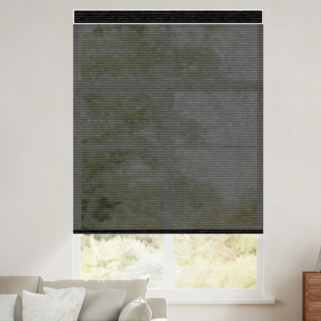 Kincmo Motorized Light Filtering Roller Shades 50% Blackout - Eclipse