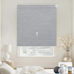 Kincmo No Drill Motorized Roller Shades 100% Blackout - Elegant
