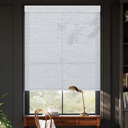 Kincmo Motorized Light Filtering Roller Shades 75% Blackout - Elegant