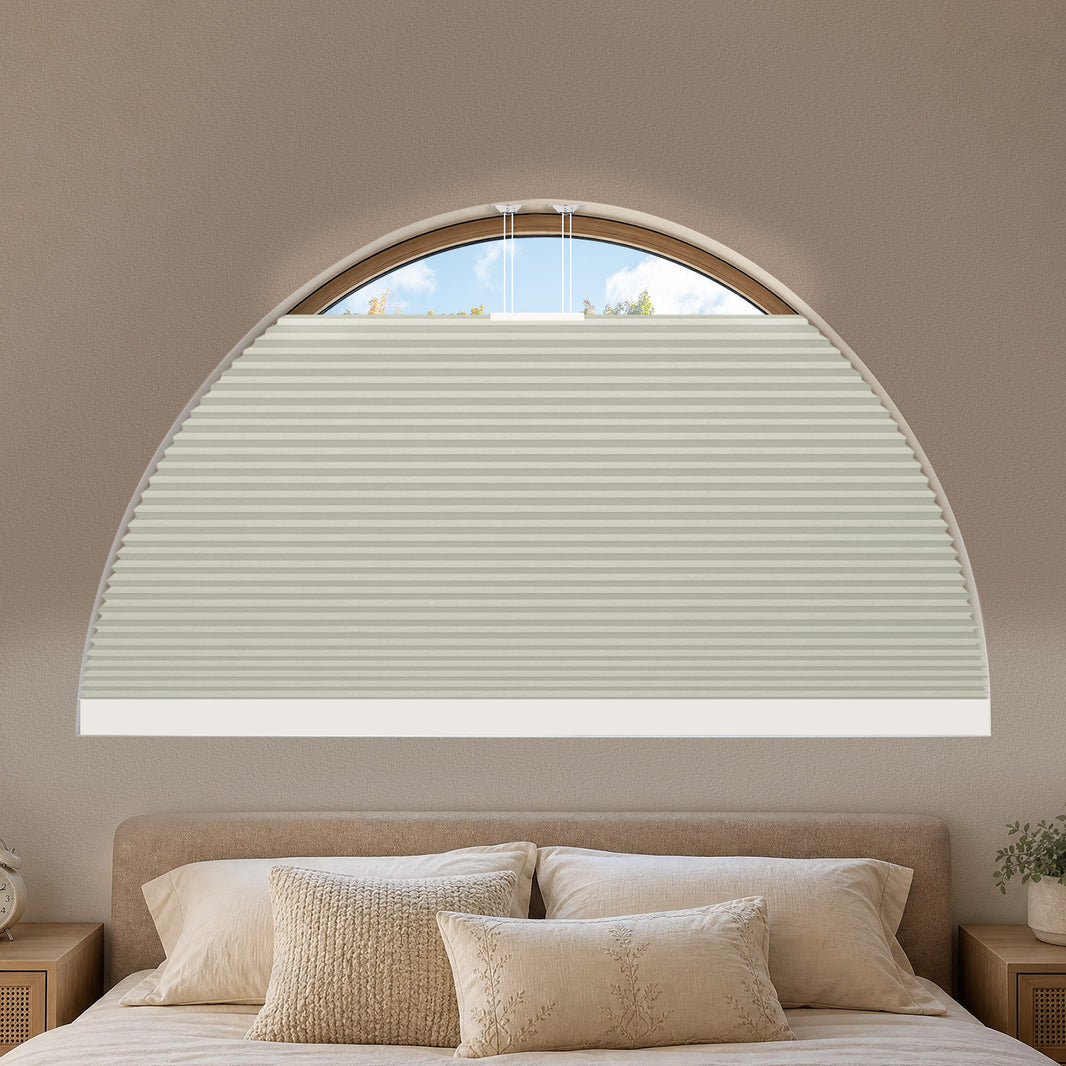 Kincmo Motorized Arched Cellular Shades