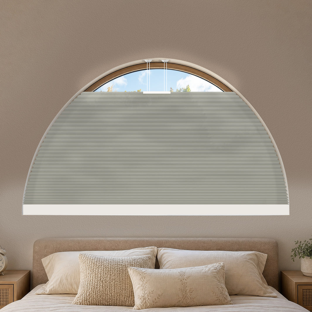 Kincmo Motorized Arched Cellular Shades