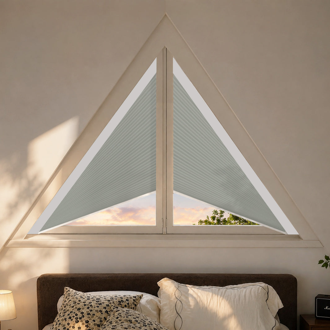 Kincmo Motorized Triangle Cellular Shades