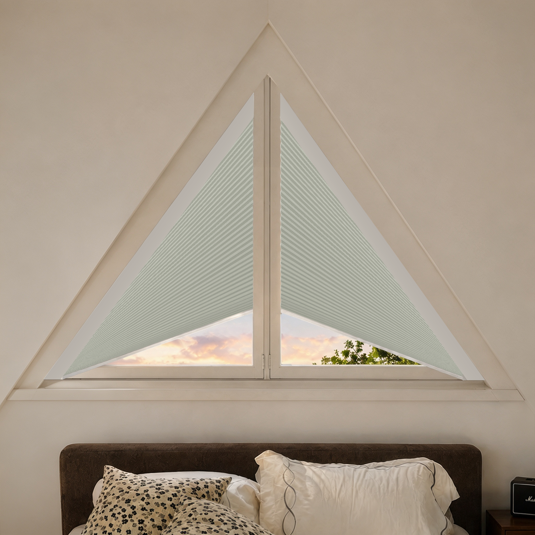 Kincmo Motorized Triangle Cellular Shades