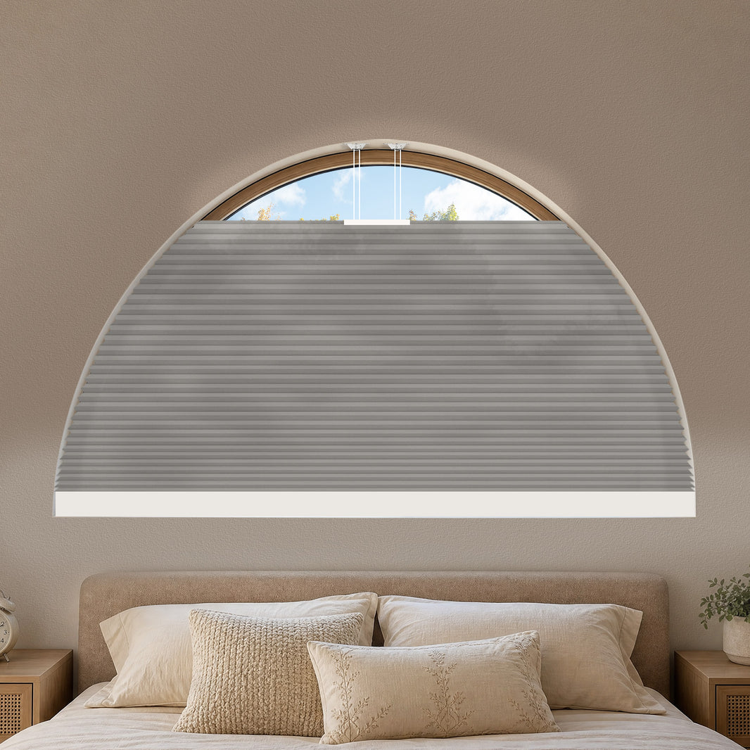 Kincmo Motorized Arched Cellular Shades