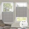 Kincmo No Drill Top Down Bottom Up Cellular Shades, Motorized Light Filtering | Double Cell